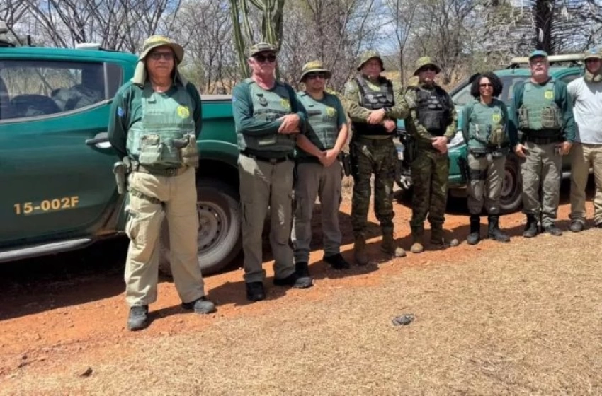 Imagem Operação realizada pelo Batalhão de Polícia Militar Ambiental (BPMA) e o Ibama 