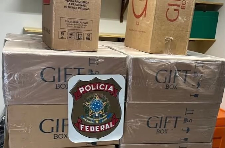 Imagem Apreensão de mais de 13 mil maços de cigarros contrabandeados