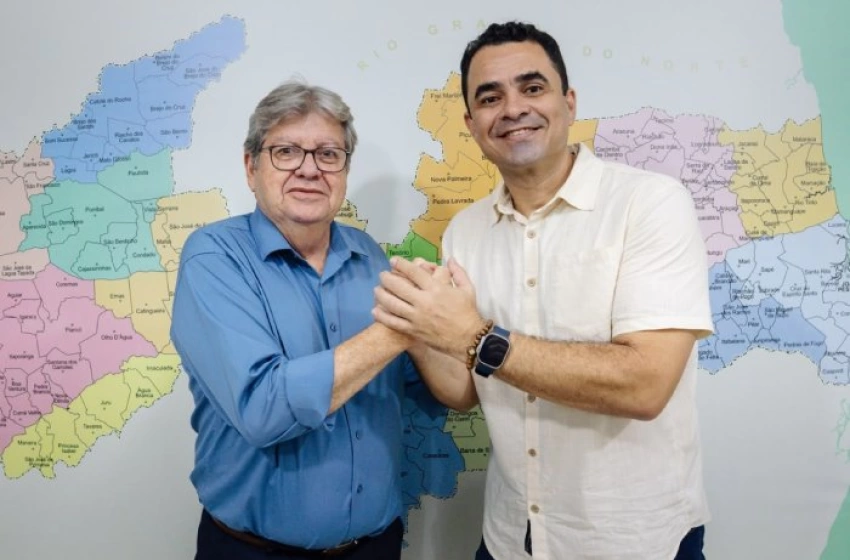 Imagem Ex-governador João Azevêdo e ex-prefeito Pedrito