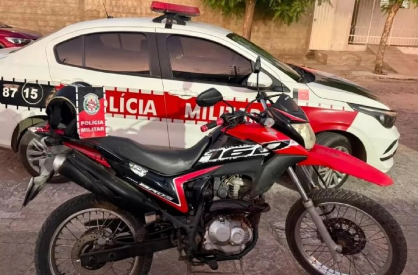 Imagem Apreensão de motocicleta com sinais de adulteração