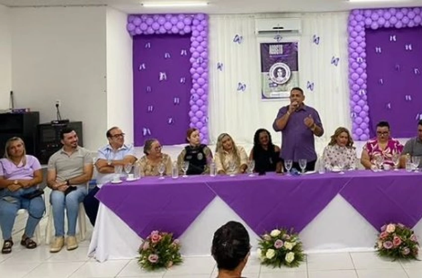 Imagem Ação alusiva ao Agosto Lilás, realizada pela Secretaria de Assistência Social de Aparecida