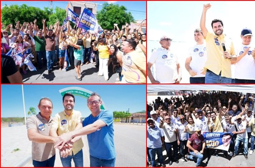 Imagem Imagens do deputado estadual Wilson Filho (Republicanos) cumprindo agendas no Alto Sertão 