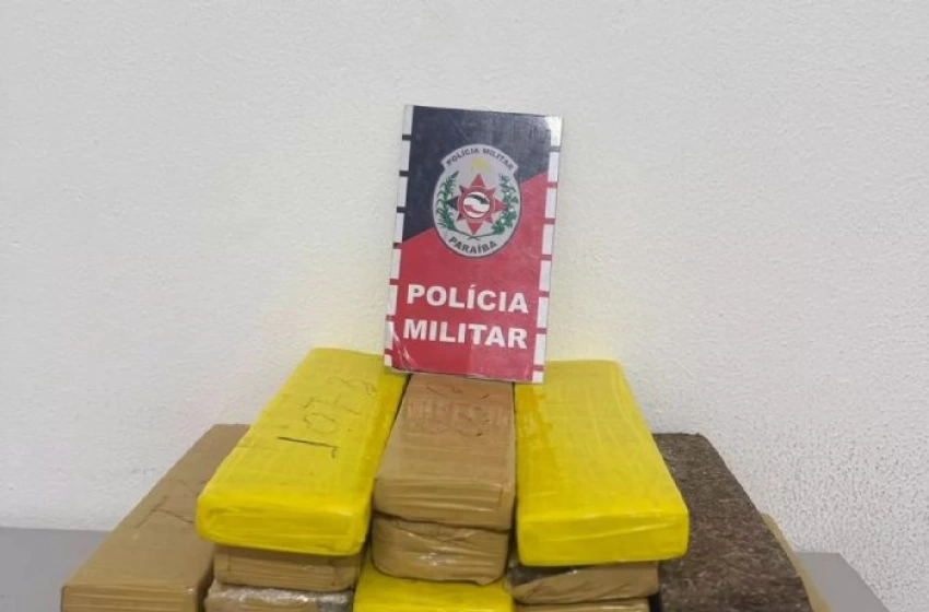 Imagem Apreensão de grande quantidade de maconha em Patos