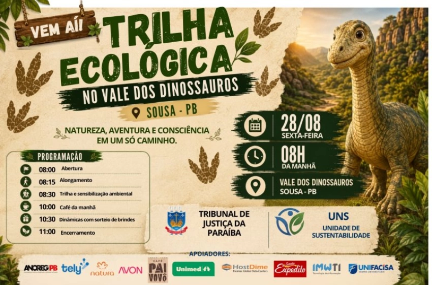 Imagem II Trilha Ecológica, no Parque Vale dos Dinossauros, em Sousa