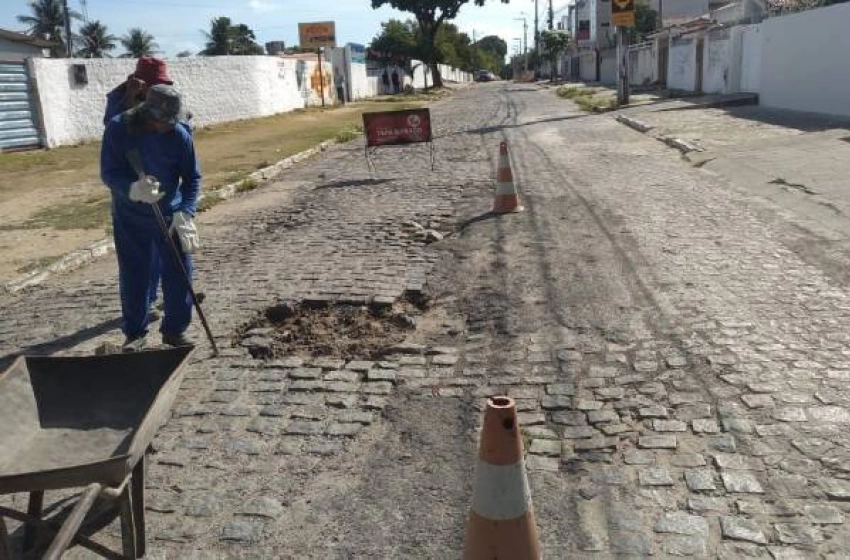 Imagem Operação tapa-buraco em JP