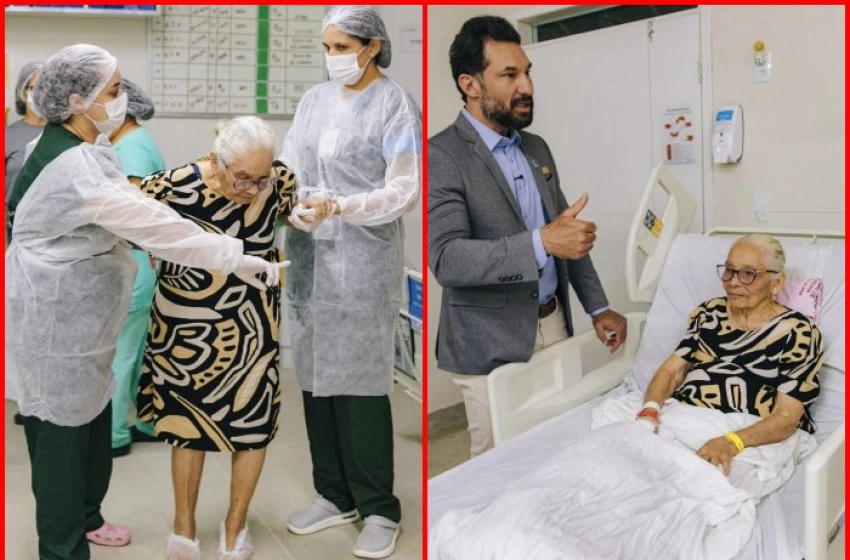 Imagem Assistência a idosos com fratura de quadril