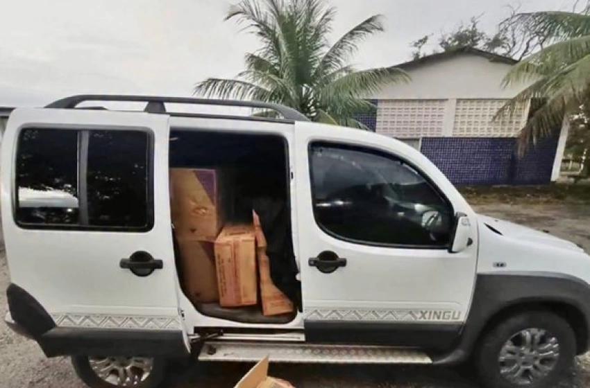 Imagem Apreensão de 15 mil maços de cigarros contrabandeados
