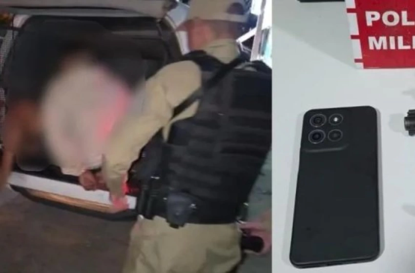 Imagem Prisão realizada pela polícia militar na PB 262 