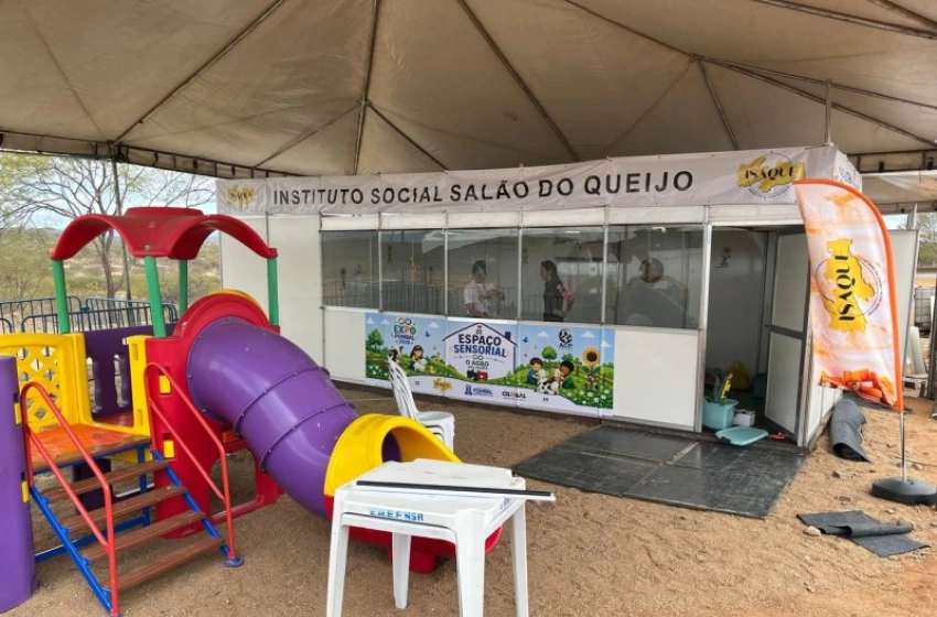Imagem Sala sensorial itinerante do projeto “Agro que Acolhe” na Expo Pombal