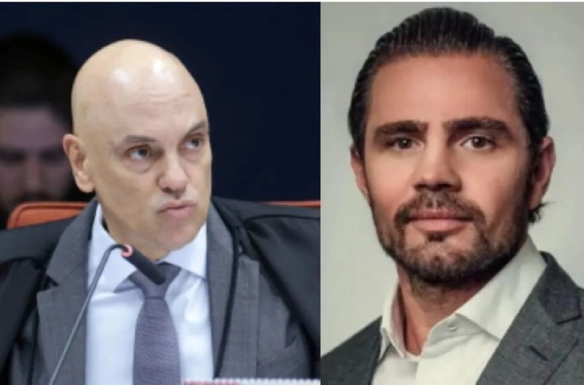 Imagem Ministro Moraes e ex-banqueiro Vorcaro