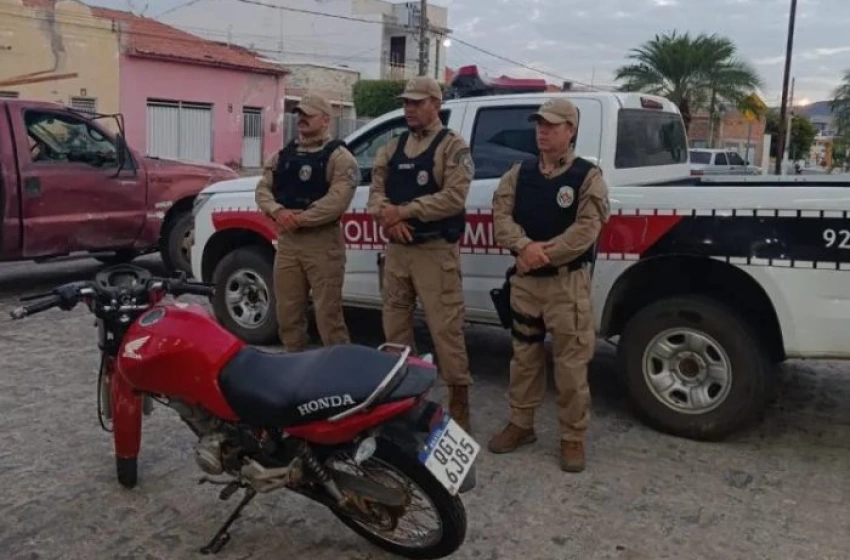 Imagem Apreensão de motocicleta clonada