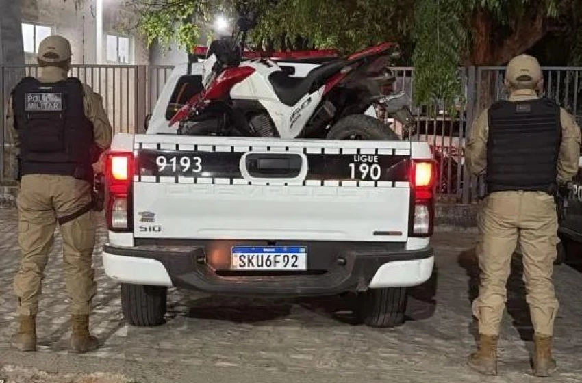 Imagem Apreensão de motocicleta com chassi raspado