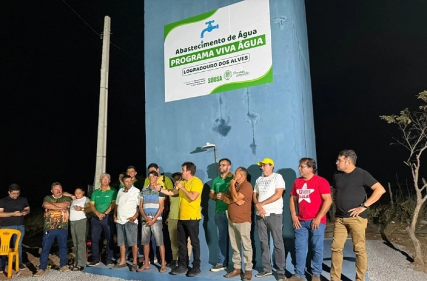 Imagem Entrega de novo sistema de abastecimento de água