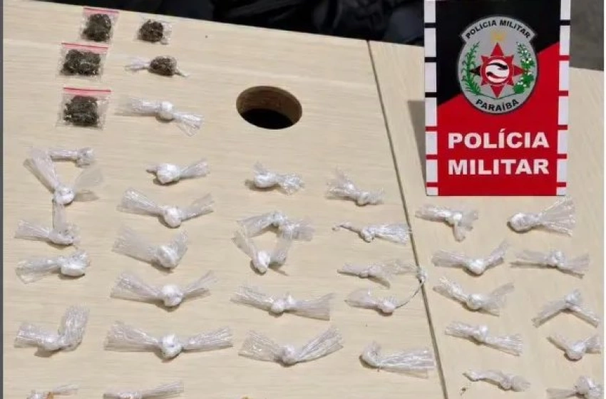 Imagem Apreensão de crack, cocaína e maconha