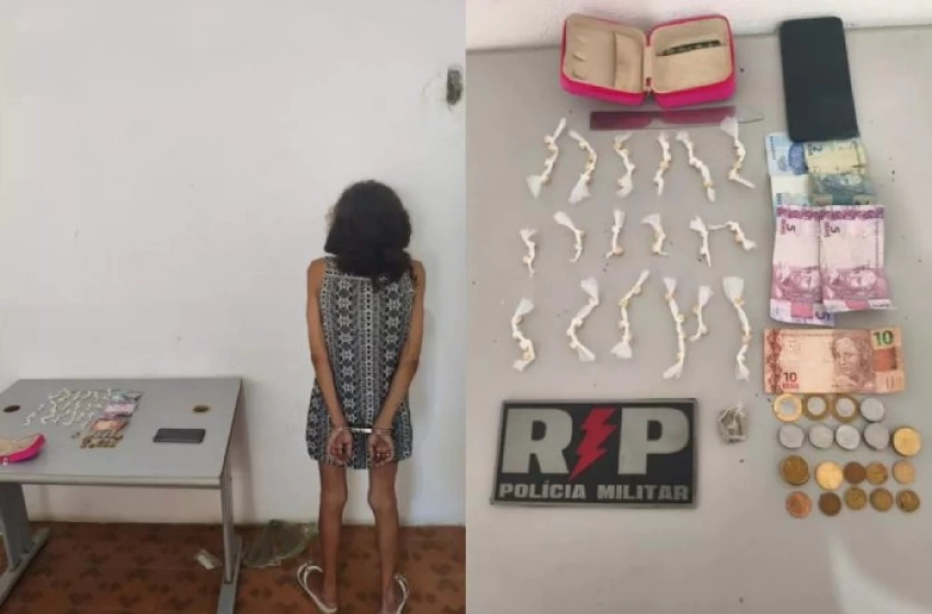 Imagem Prisão de mulher por tráfico de drogas