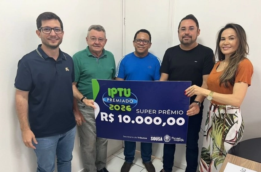 Imagem Prêmio da campanha IPTU Premiado 2026