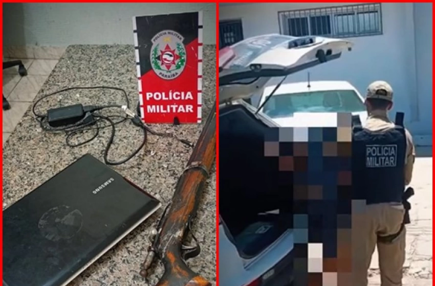 Imagem Prisão de homem com arma de fogo
