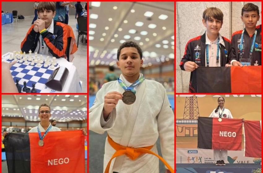 Imagem Sete medalhas nos Jogos Escolares Brasileiros (JEBs)