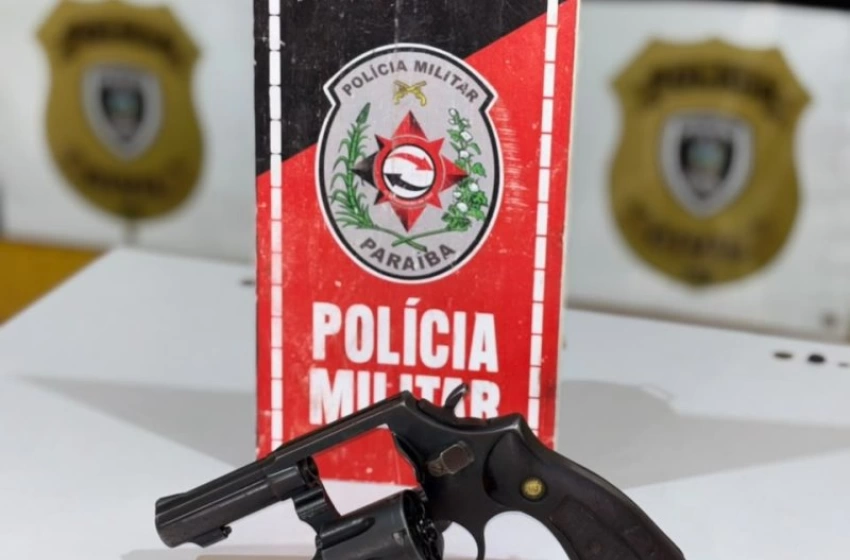 Imagem Arma de fogo apreendida pela polícia militar em Bom Sucesso 