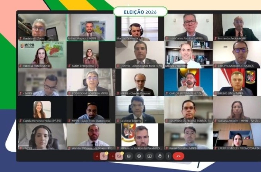 Imagem Reunião preparatória com promotores eleitorais da Paraíba