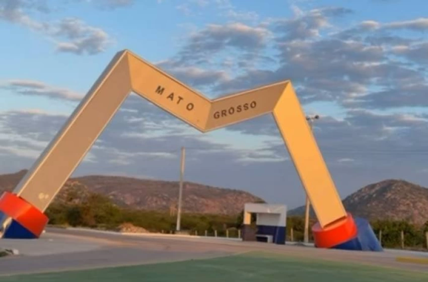 Imagem Portal de entrada da cidade de Mato Grosso-PB