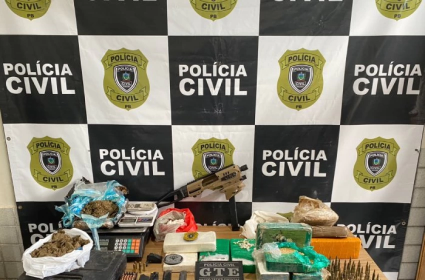 Imagem Material ilícito apreendido em ação da PC
