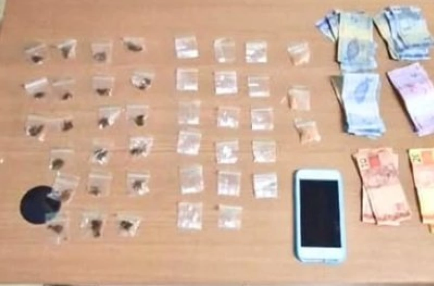 Imagem Drogas apreendidas pela polícia militar em João Pessoa 