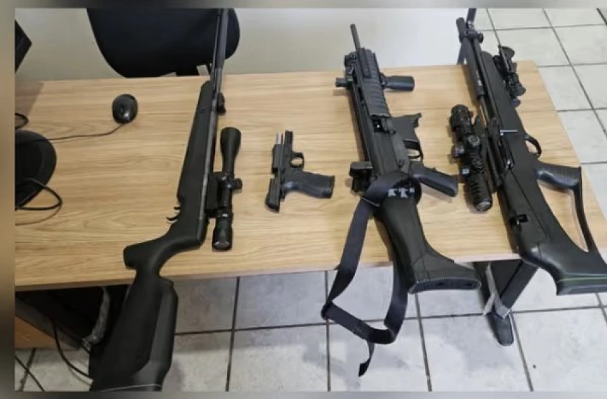 Imagem Arsenal apreendido pela Polícia Civil