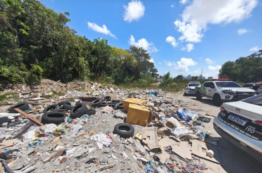 Imagem Prisão em flagrante por descarte irregular de lixo