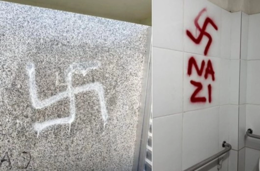 Imagem Símbolos nazistas no campus da UFPB