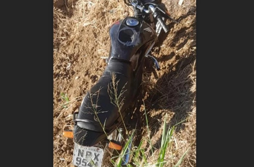 Imagem Moto recuperada em ação da PM