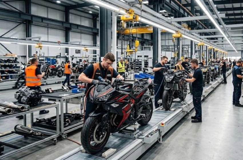 Imagem Produção de motos