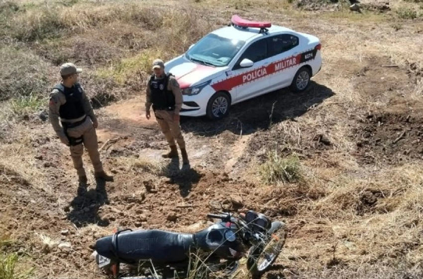 Imagem Mais uma motocicleta roubada recuperada