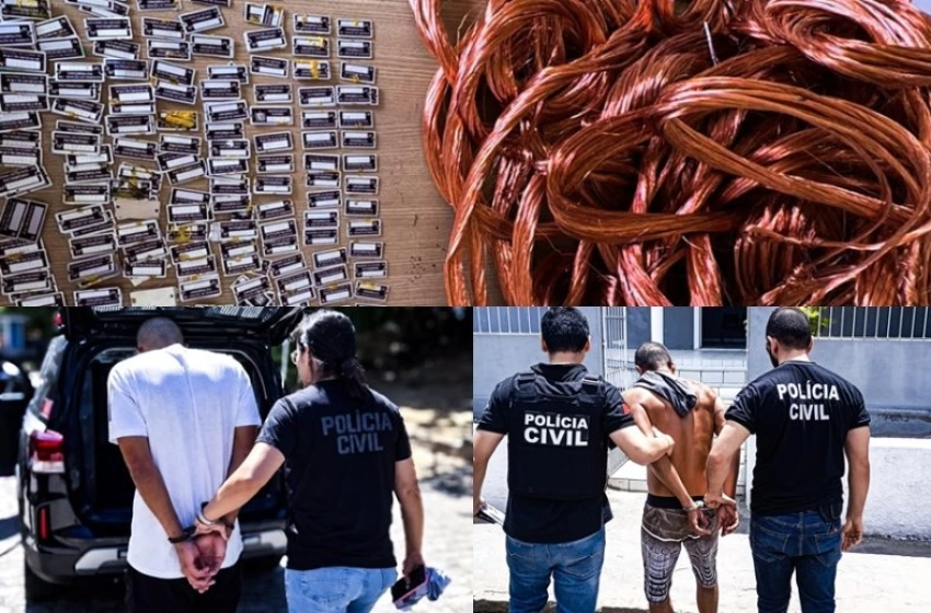 Imagem Prisões realizadas pela Polícia Civil em João Pessoa 