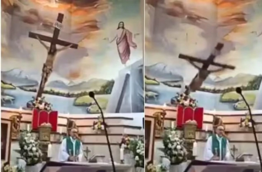 Imagem Morte de padre em Missa