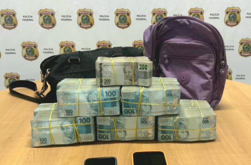 Imagem Dinheiro apreendido em ação da PF