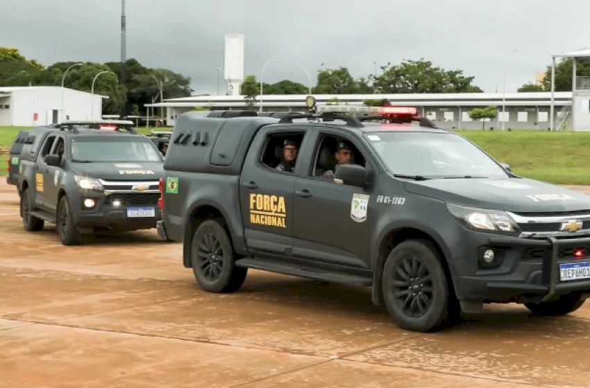 Imagem 111 agentes da Força Nacional de Segurança Públic