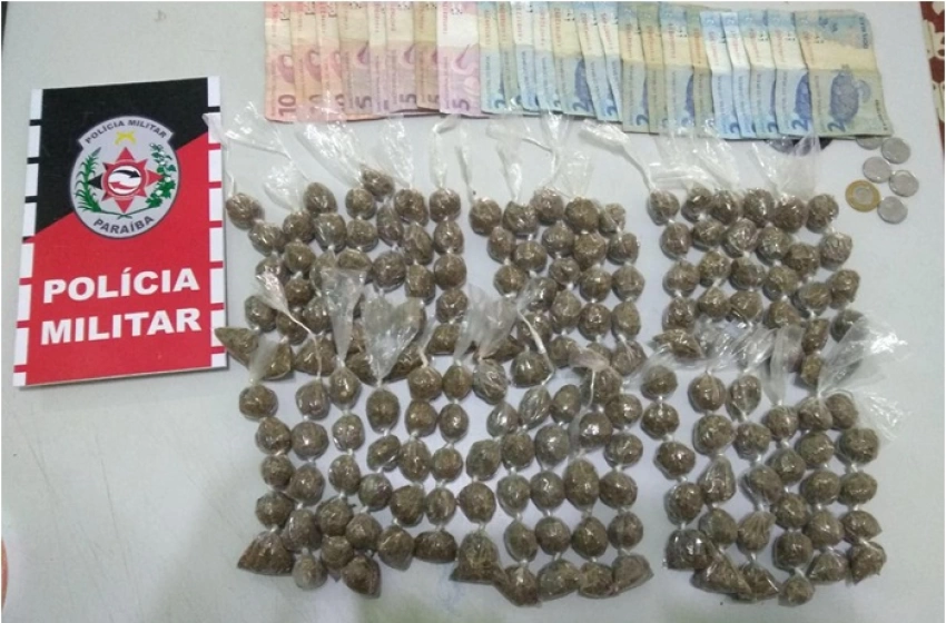 Imagem Maconha Apreendida em Santa Rita