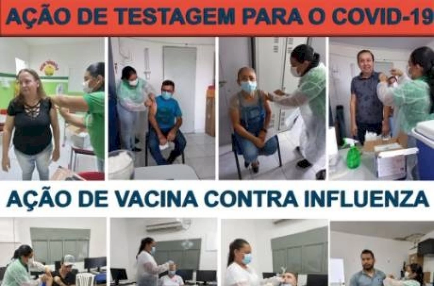 Imagem Testagem para a Covid-19 com os professores da rede municipal e estadual