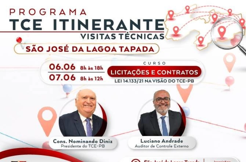 Imagem O auditor de controle externo José Luciano de Souza Andrade será o responsáveis pela condução do curso