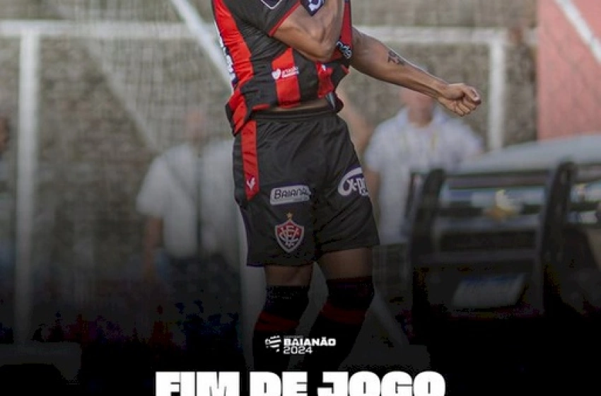 Imagem Vitória faz 3 a 2 de virada sobre Bahia em 1º jogo da final do Baianão