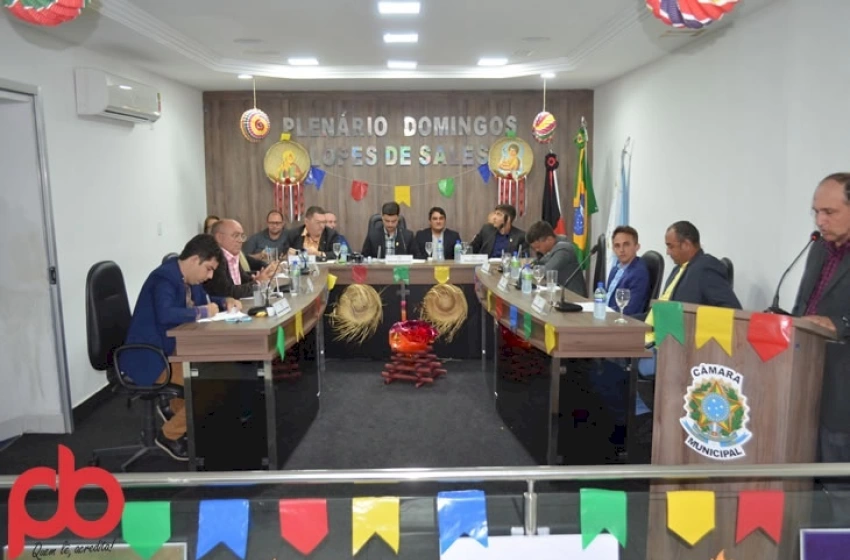 Imagem Sessão solene da Câmara de Vereadores de Marizópolis