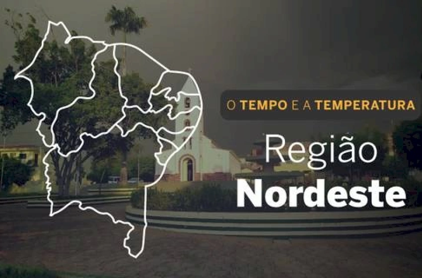 Imagem Previsão do tempo pelo nordeste