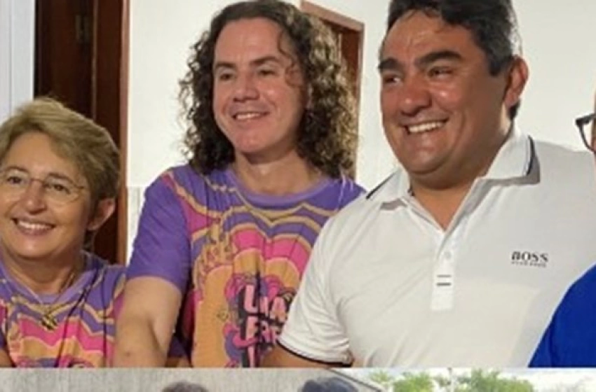 Imagem Veneziano com Prefeitos da Região de Cajazeiras