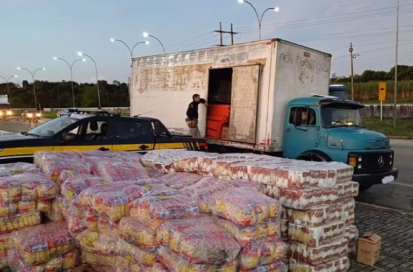 Imagem Mercadorias sendo transportadas sem a comprovação fiscal necessária