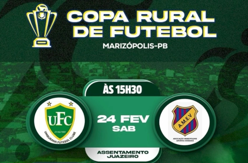 Imagem Partida entre Umburana e Associação dos Veteranos na Copa Rural de Futebol