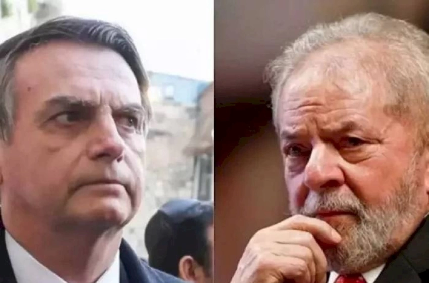 Imagem Bolsonaro e Lula