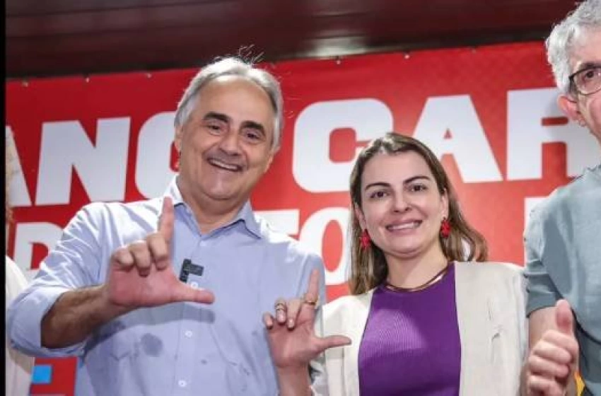 Imagem Luciano Cartaxo, Amanda Rodrigues e Ricardo Coutinho