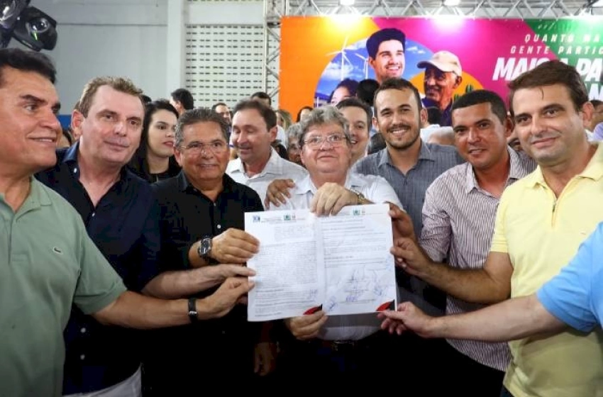 Imagem Assinatura da Ordem de Serviço que autoriza a pavimentação da PB-382