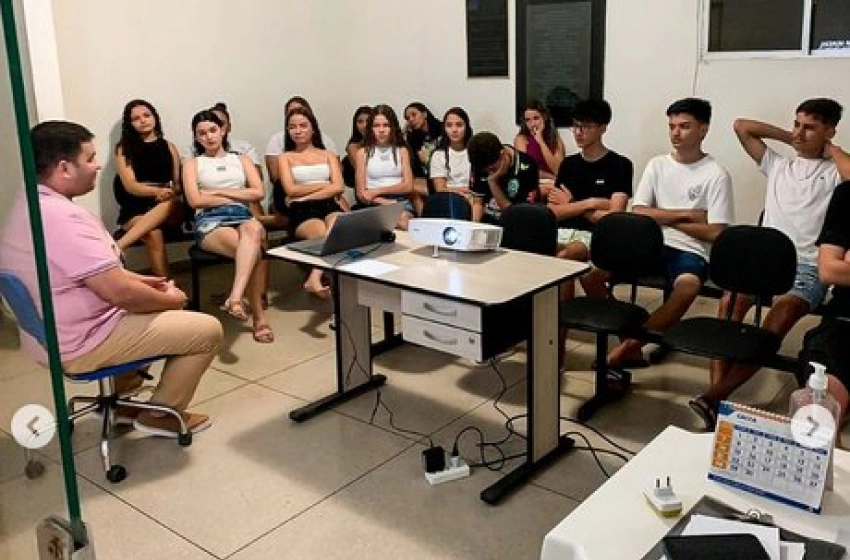 Imagem Ação educativa sobre o tabaco no município de São Francisco